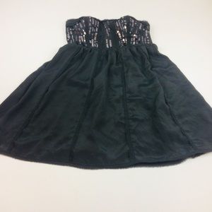 American Eagle Sequins Dark Grey shirt